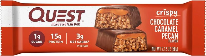 Quest Hero Bar 60g Chocolate Caramel Pecan 1x12